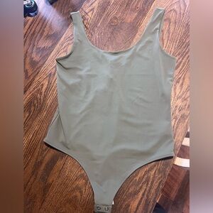 Express Olive Bodysuit